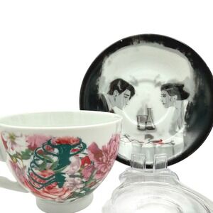 LitJoy Crate Stalking Jack the Ripper Tea Cup & Saucer Gothic Macabre Bookish